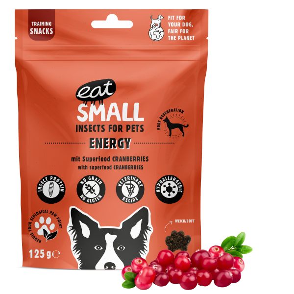 ENERGY - Snacks aus Insektenprotein & Cranberries (125g)